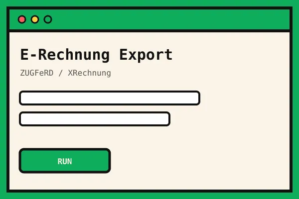 E-Rechnung Export